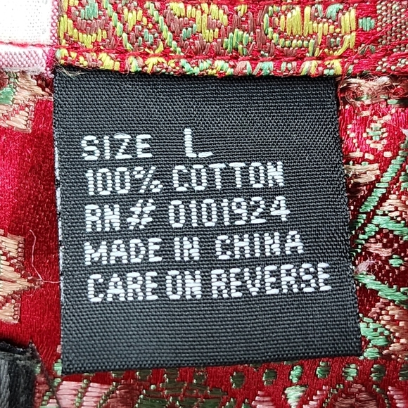 English Laundry Men's 100% Cotton Flip Cuffs Grid Print Button Front Shirt - L - Picture 10 of 10